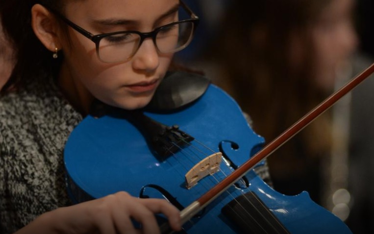 Students come together to make beautiful music (Photo credit: The Telegram/Joe Gibbons