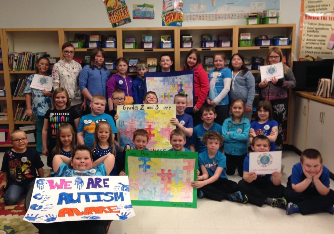 Students at Bishop White School in Port Rexton rallied on this month to show their support and appreciation for one of their own.