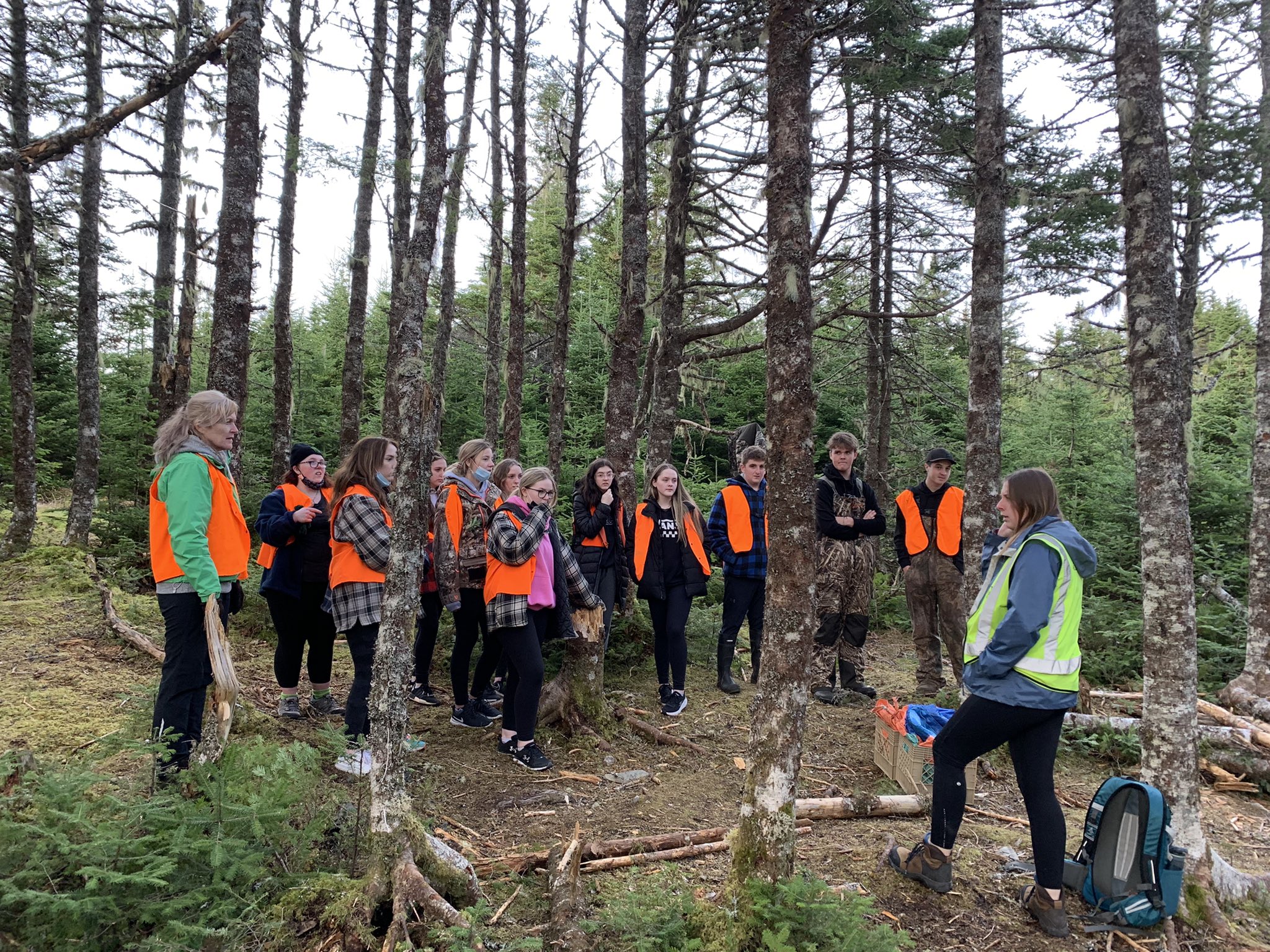 File Photo: High school students of Fitzgerald Academy exploring their studies outdoors - 2021